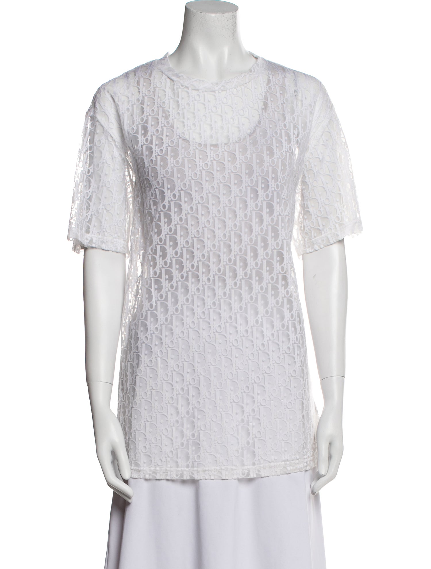 DIOR MEN 2019 Oblique Jacquard T-Shirt