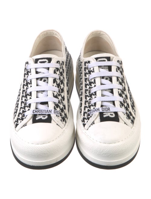 Christian Dior Houndstooth Platform Sneakers