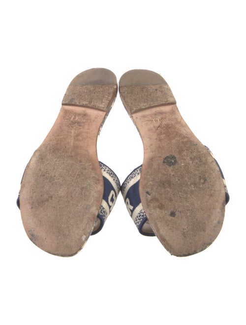 Christian Dior Oblique Jacquard Slides