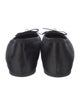 Christian Dior Satin Bow Accents Ballet Flats