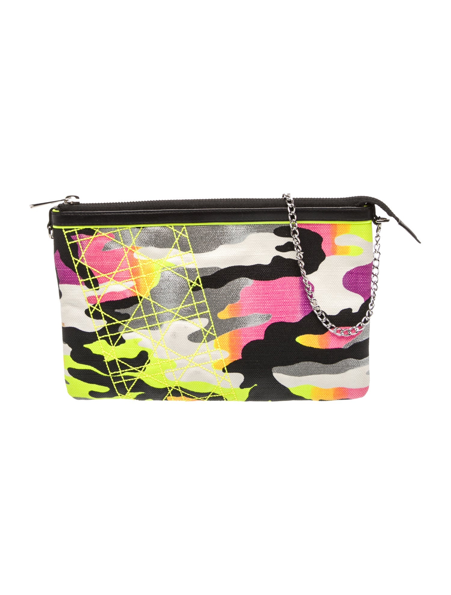 Christian Dior Canvas Clutch