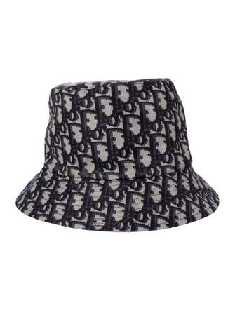 Christian Dior Blue Nylon Bucket 58