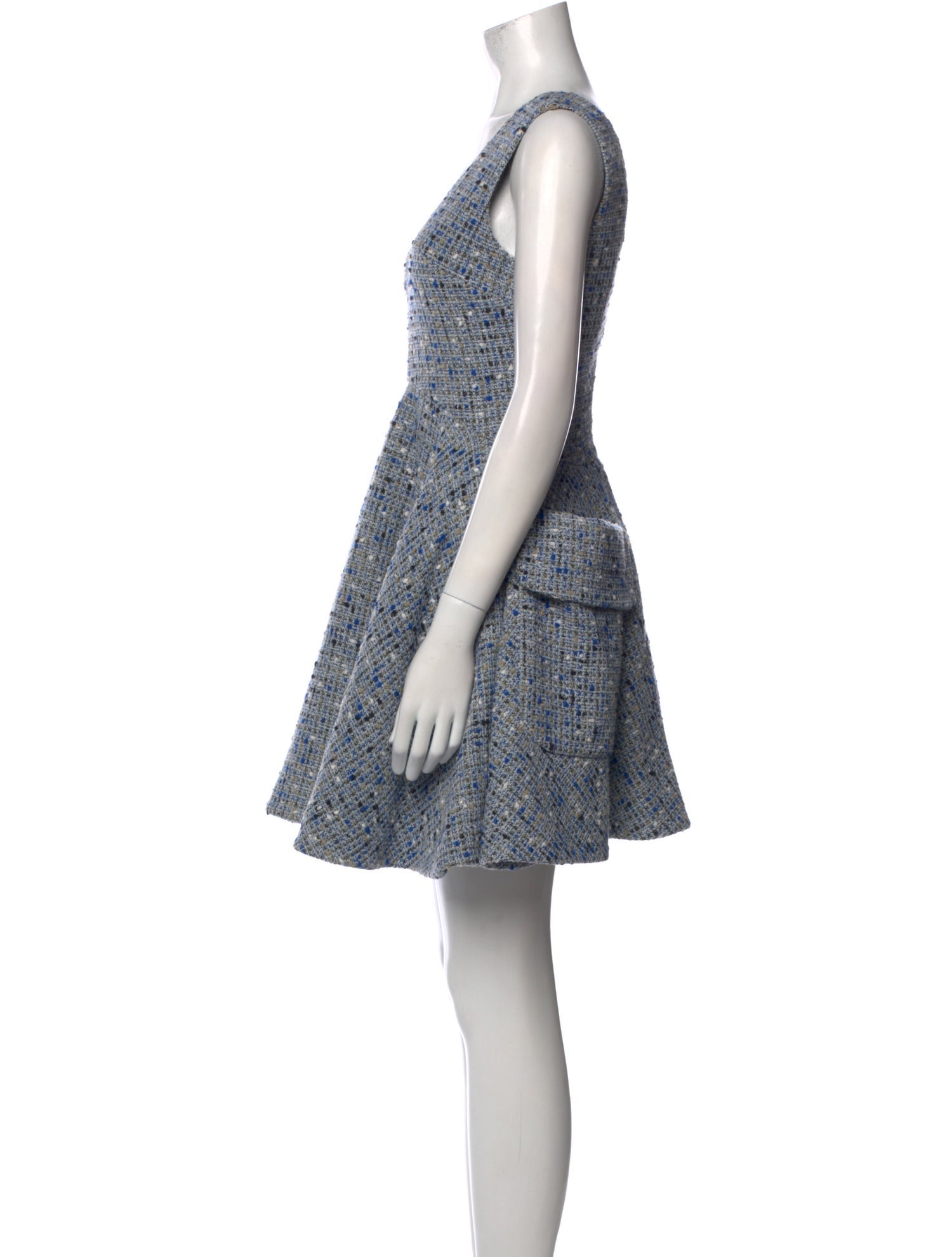 Christian Dior Virgin Wool Mini Dress w/ Tags