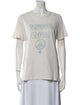 Christian Dior Graphic Print Crew Neck T-Shirt