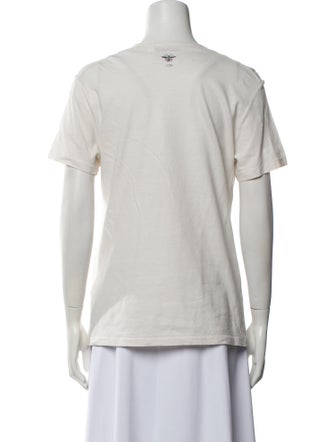 Christian Dior Graphic Print Crew Neck T-Shirt
