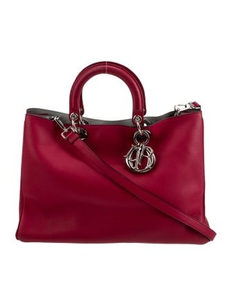 Christian Dior Leather Top Handle Bag