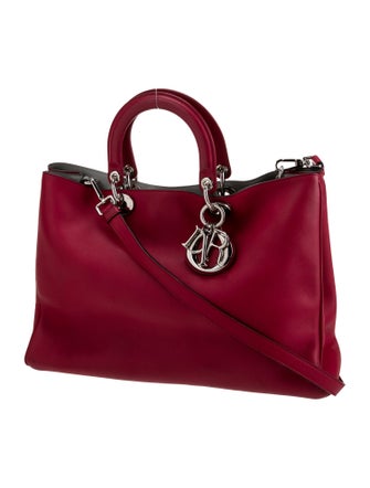 Christian Dior Leather Top Handle Bag