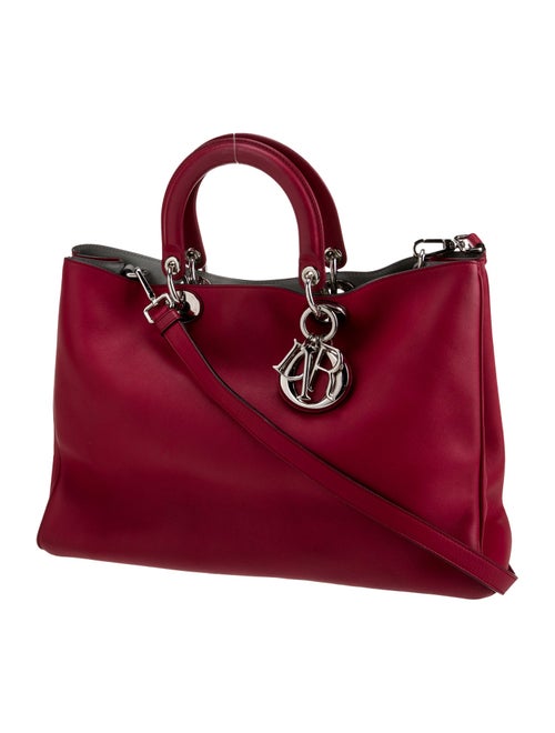 Christian Dior Leather Top Handle Bag