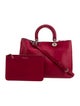 Christian Dior Leather Top Handle Bag