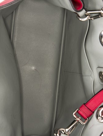 Christian Dior Leather Top Handle Bag