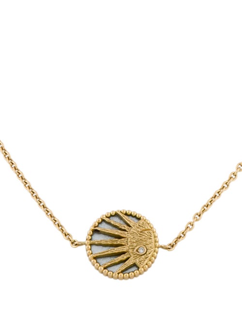 Christian Dior 18K Mother of Pearl, Onyx & Diamond Rose Céleste Bracelet