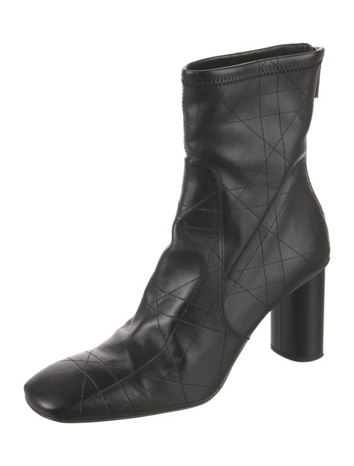 Christian Dior Cannage Pattern Leather Boots