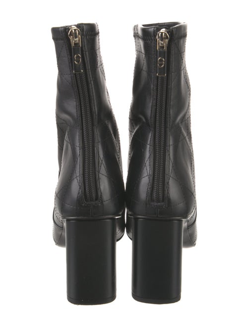 Christian Dior Cannage Pattern Leather Boots