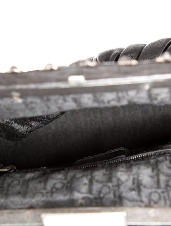 Christian Dior Leather Top Handle Bag