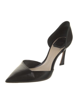 Christian Dior Leather D'Orsay Pumps