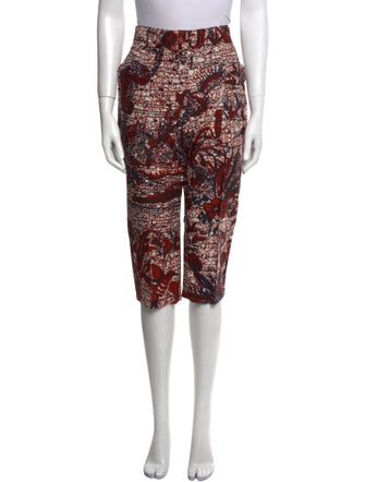 Christian Dior Printed Straight Leg Pants