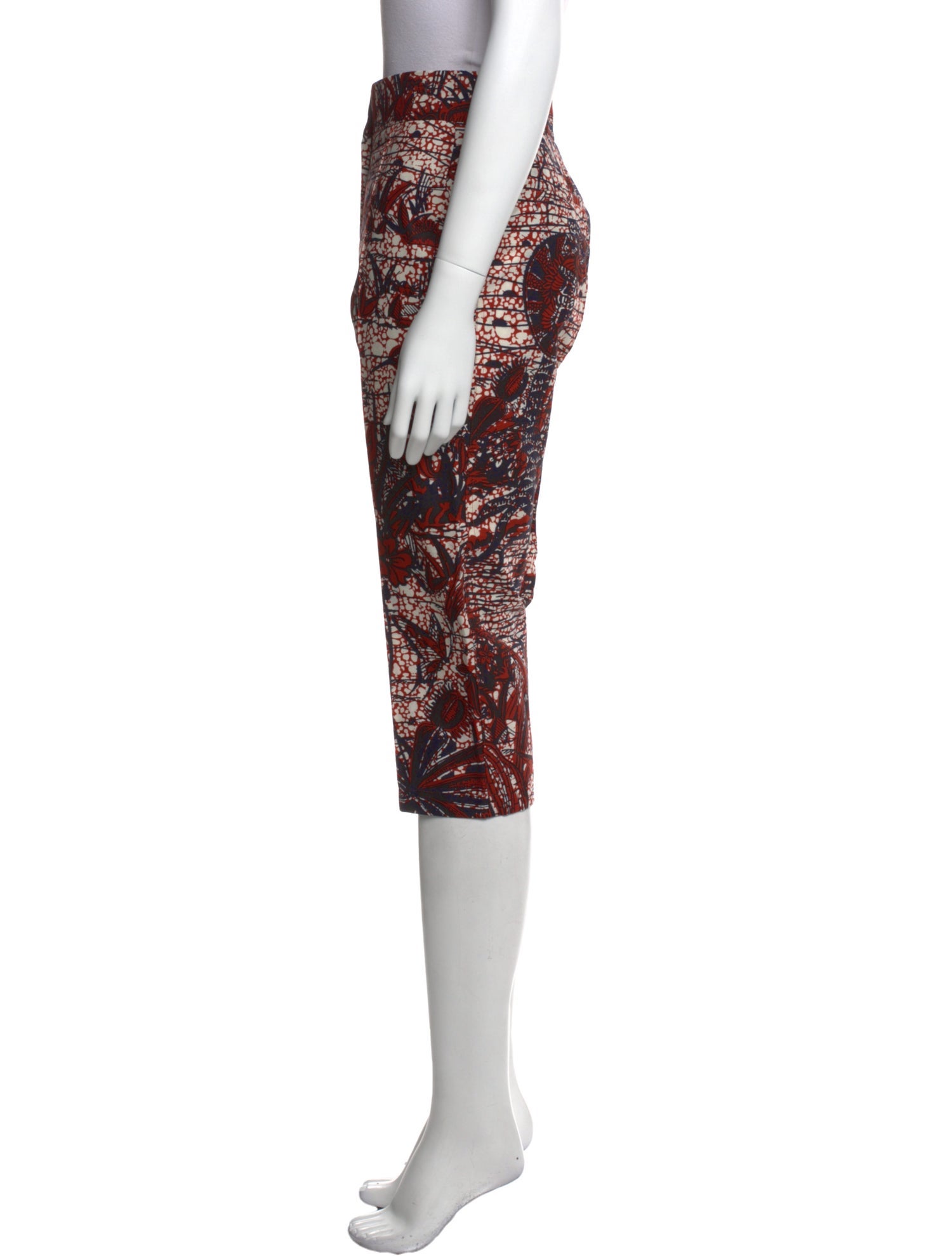 Christian Dior Printed Straight Leg Pants
