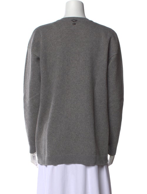 Christian Dior Wool Graphic Print Sweater