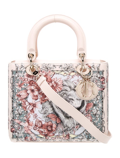 Christian Dior Leather Lady Dior Medium