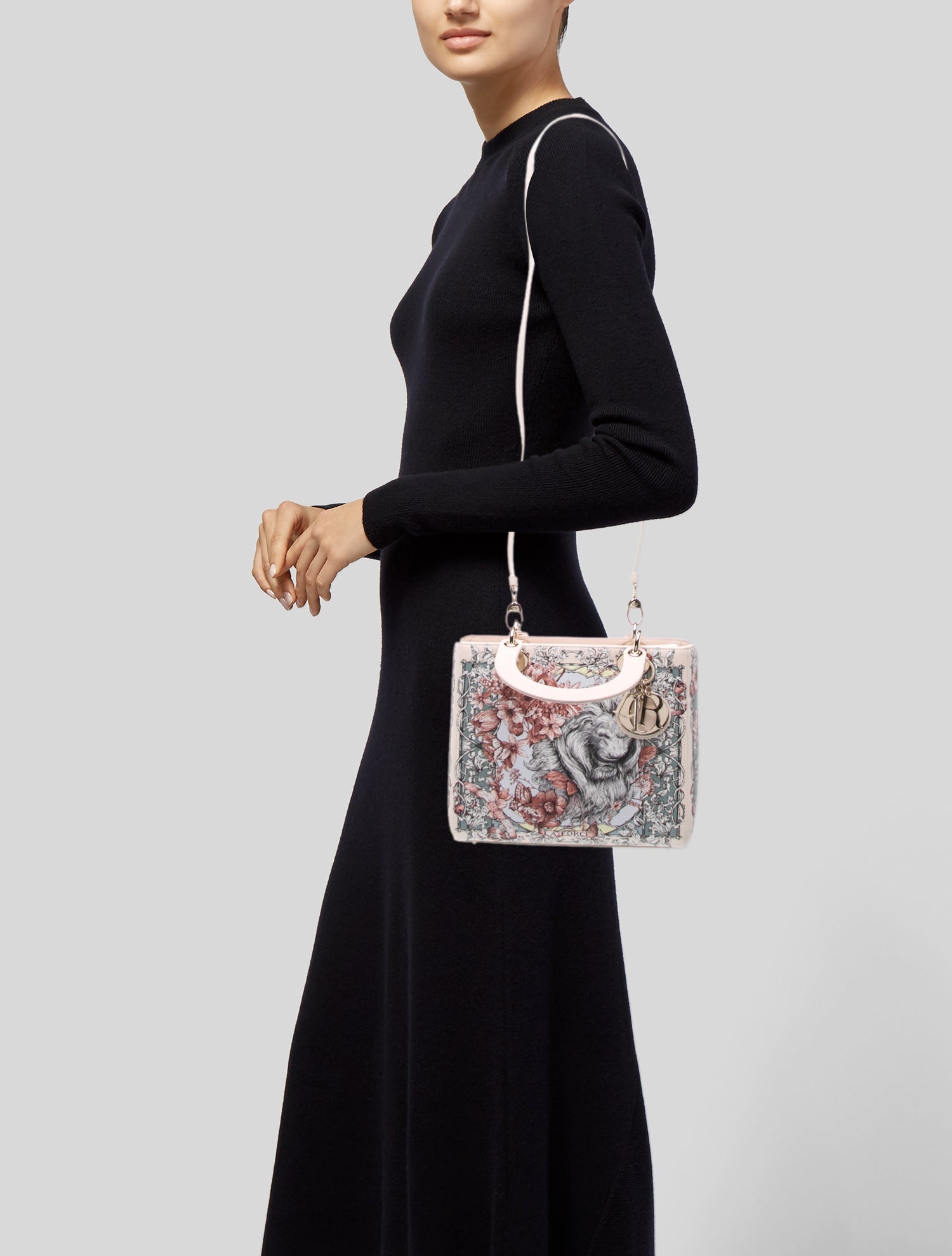 Christian Dior Leather Lady Dior Medium