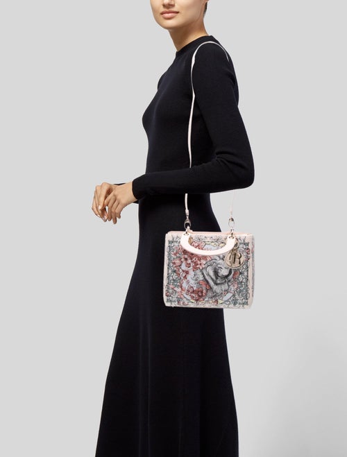 Christian Dior Leather Lady Dior Medium