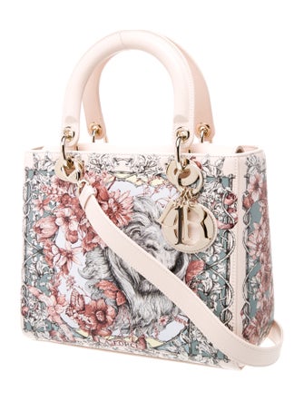 Christian Dior Leather Lady Dior Medium