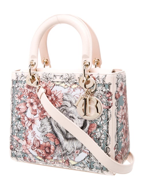 Christian Dior Leather Lady Dior Medium