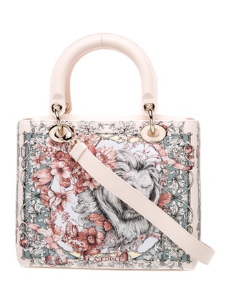 Christian Dior Leather Lady Dior Medium