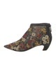 Christian Dior Mesh Floral Print Boots