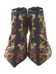 Christian Dior Mesh Floral Print Boots