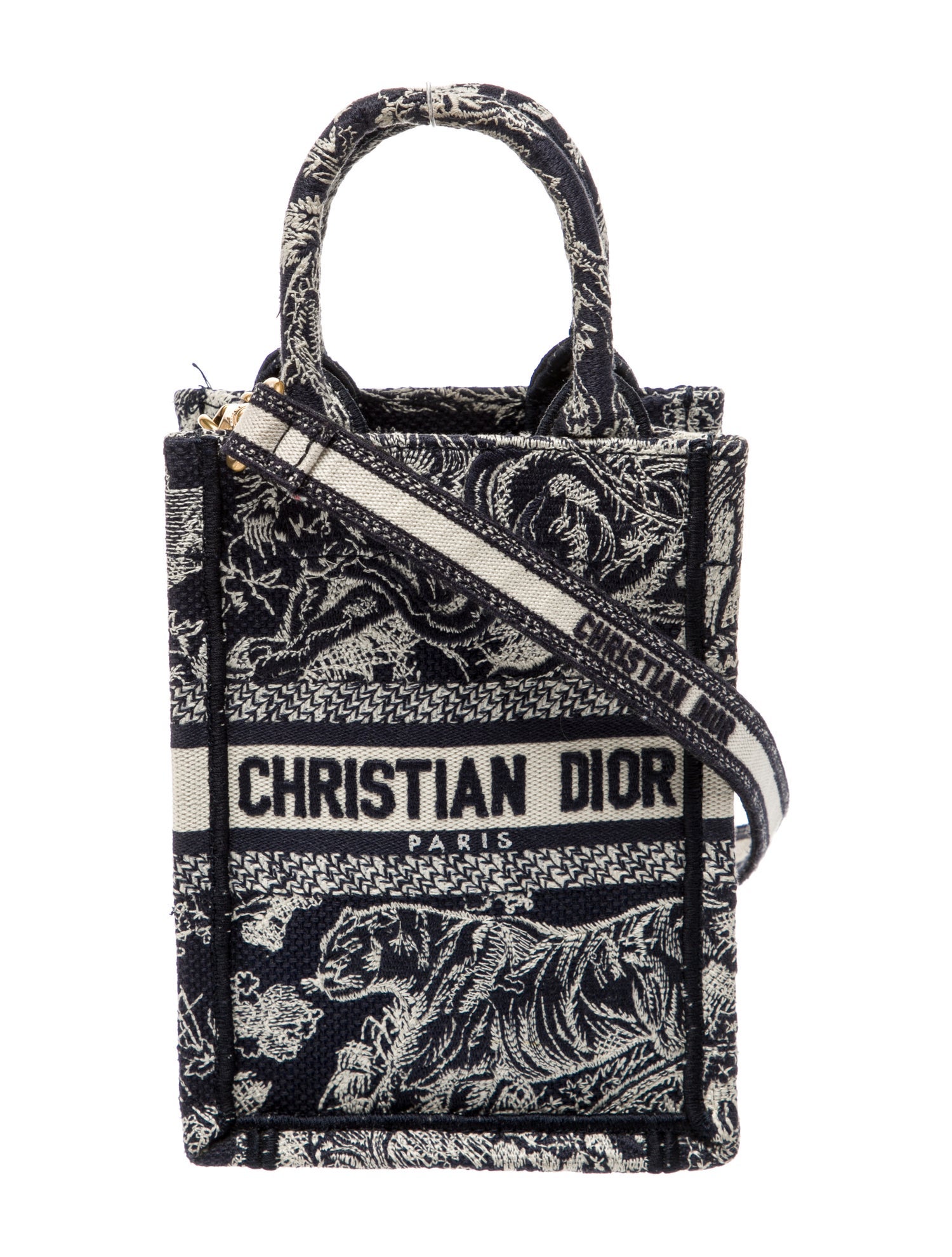 Christian Dior Canvas Jacquard Book Mini 2022 w/ Tags