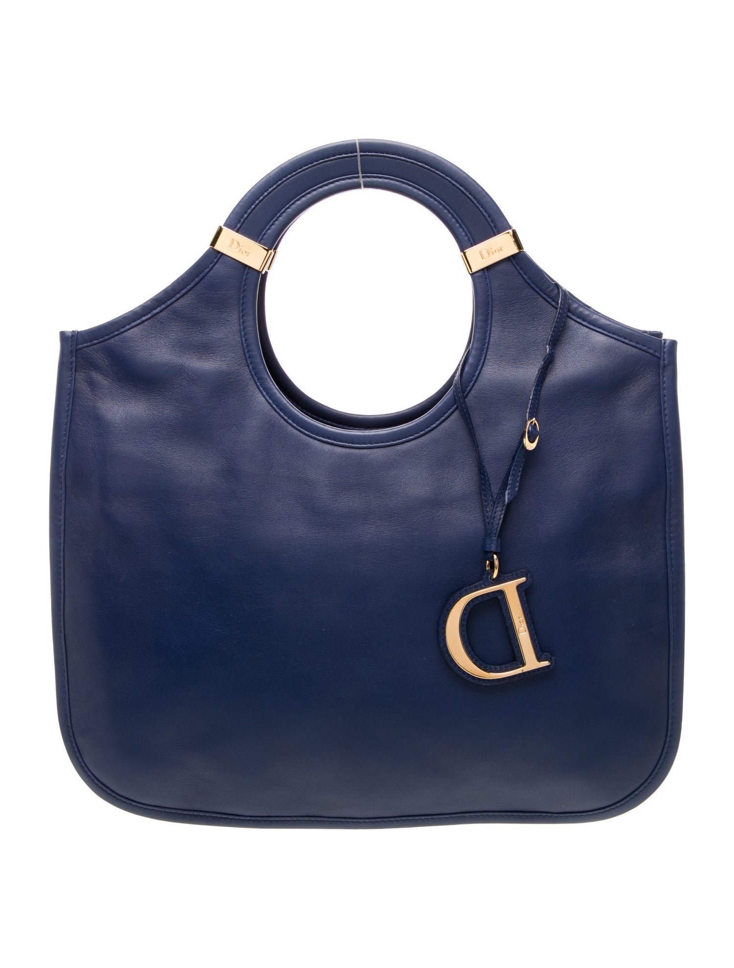 Christian Dior Leather Top Handle Bag