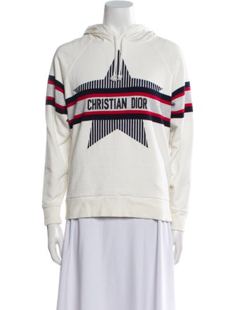 Christian Dior Graphic Print Crew Neck Sweater