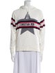 Christian Dior Graphic Print Crew Neck Sweater