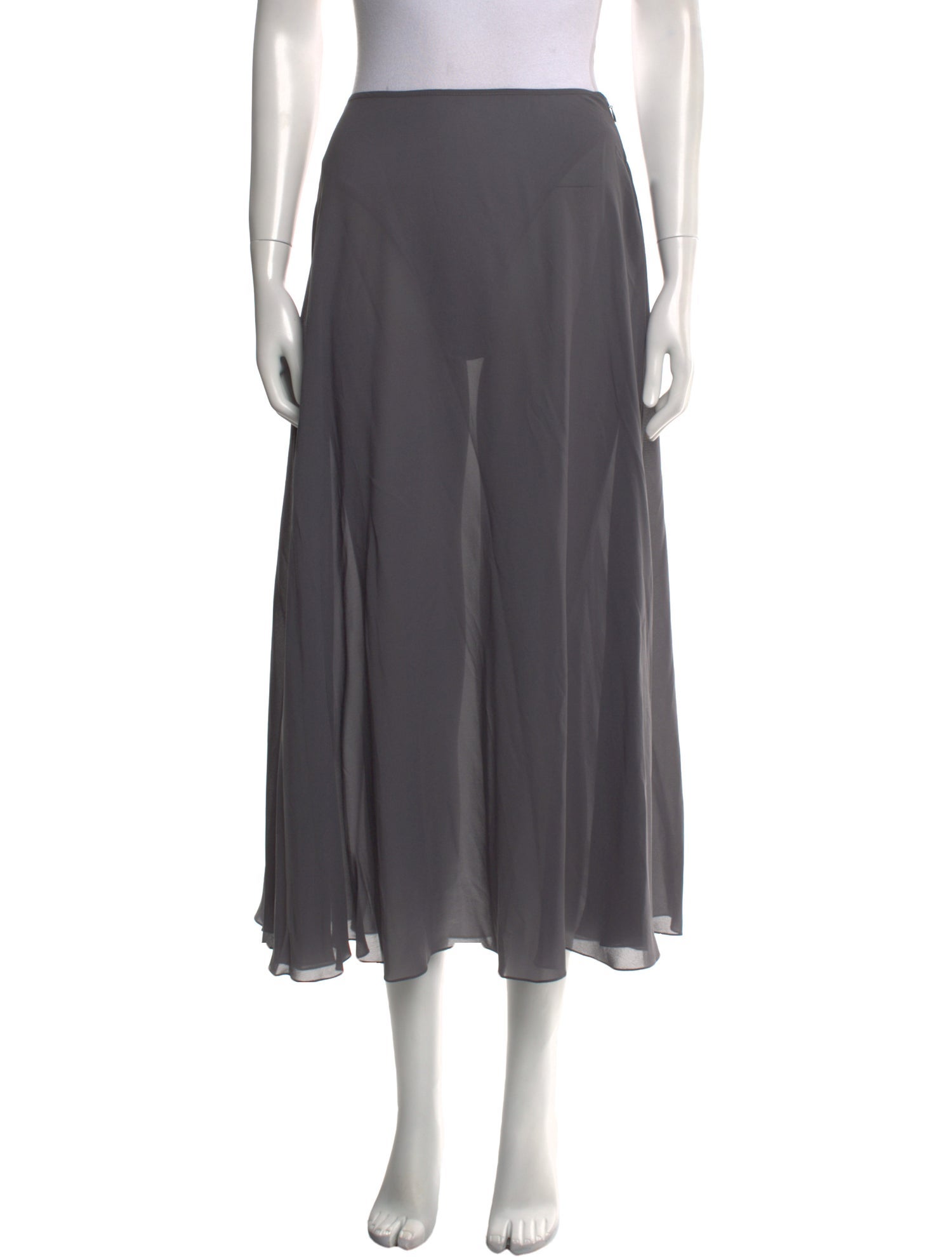 Christian Dior Silk Midi Length Skirt