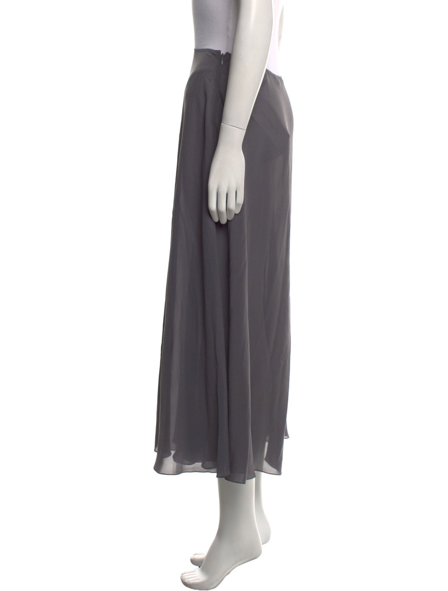 Christian Dior Silk Midi Length Skirt