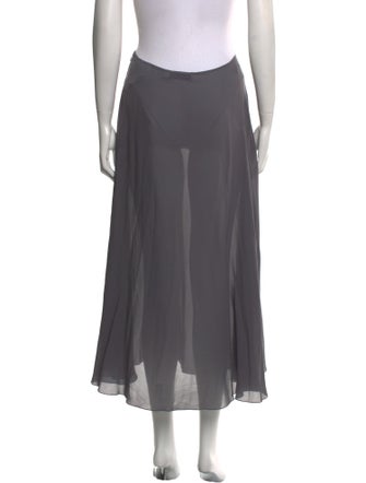 Christian Dior Silk Midi Length Skirt