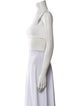Christian Dior Square Neckline Sleeveless Crop Top