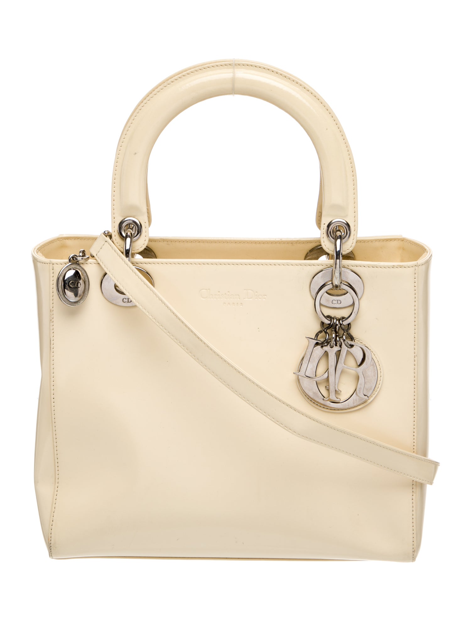 Christian Dior Patent Leather Lady Dior Vintage