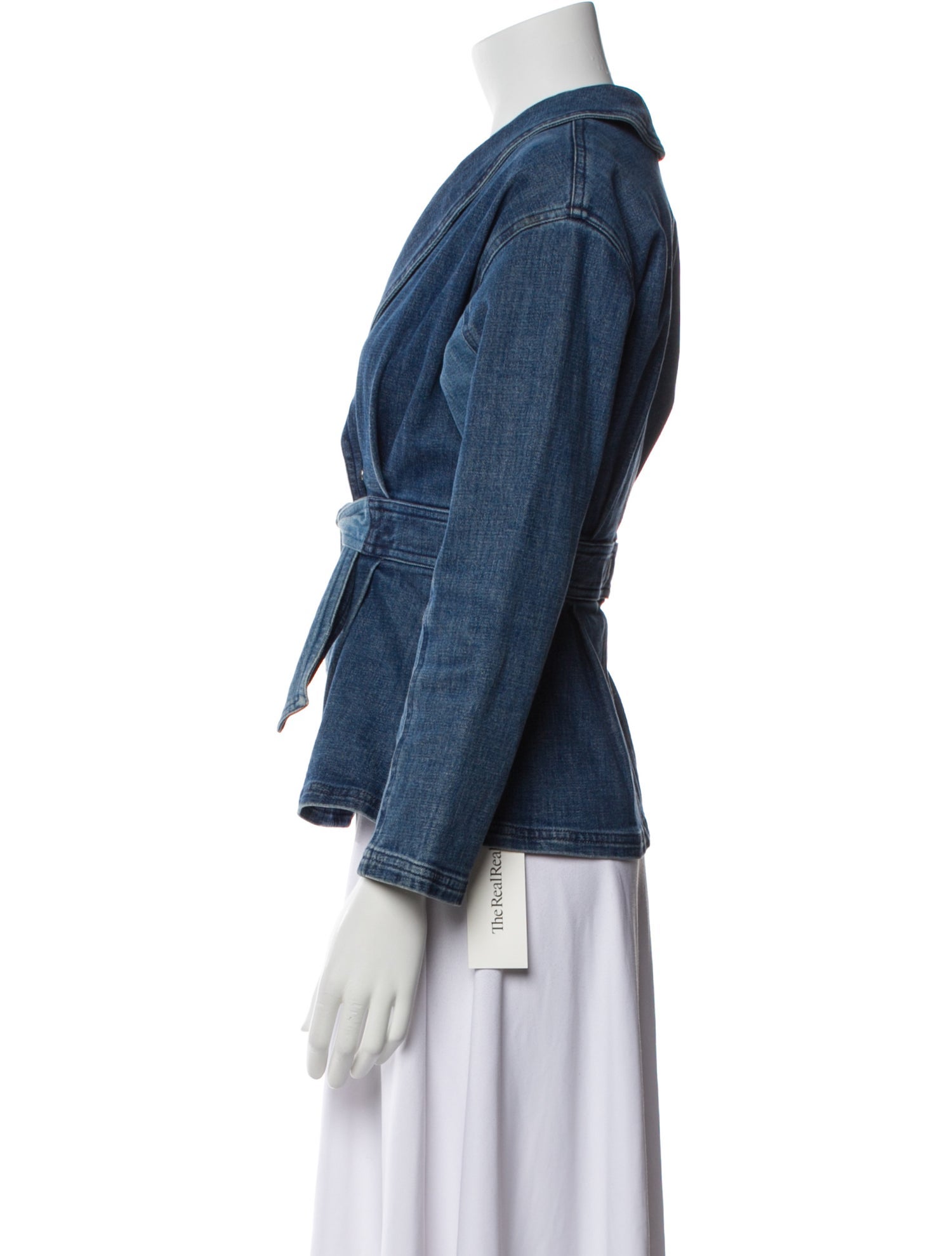 Christian Dior Denim Shawl Neck Jacket