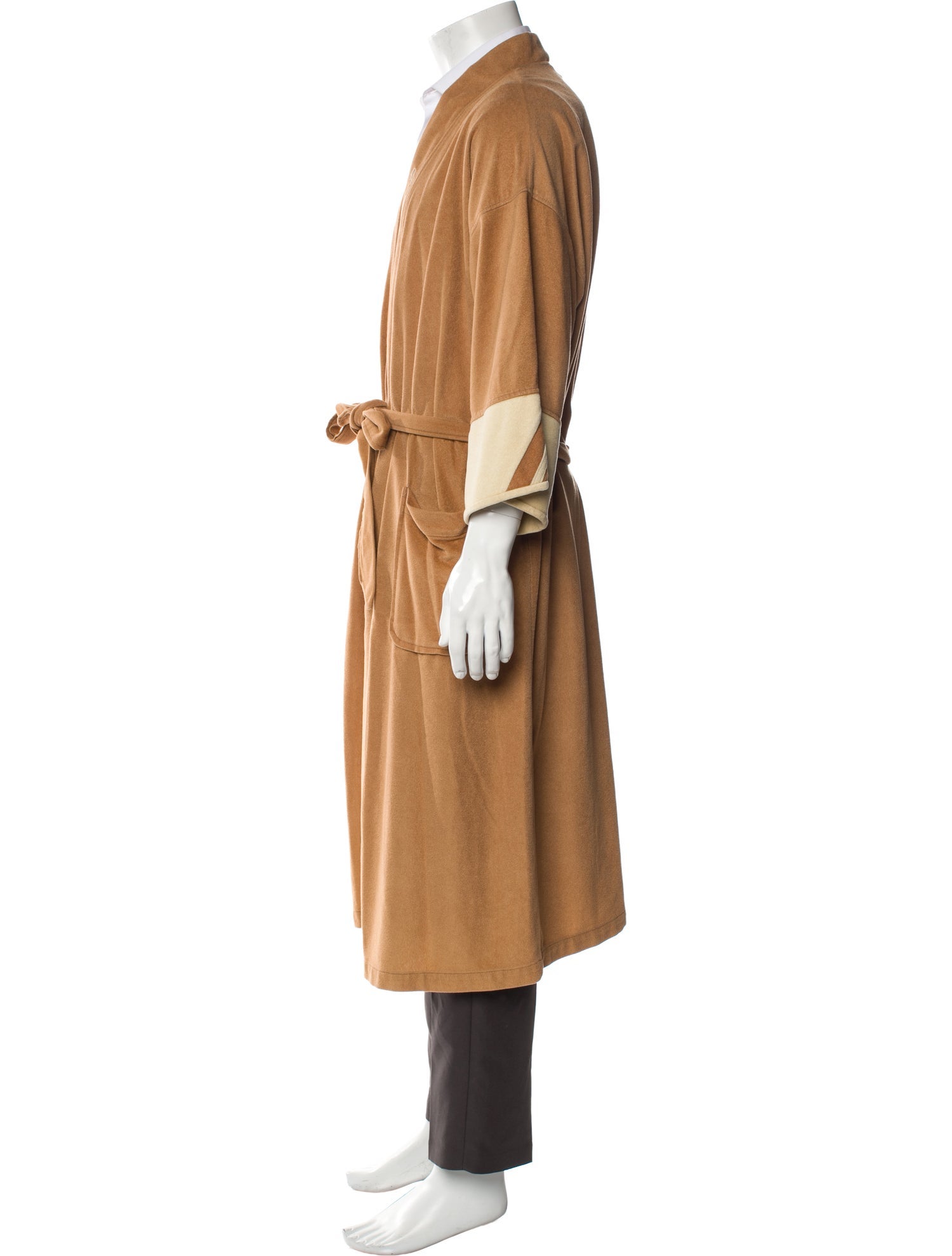 Christian Dior Vintage Colorblock Pattern Robe