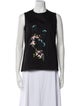 Christian Dior Floral Print Crew Neck Top