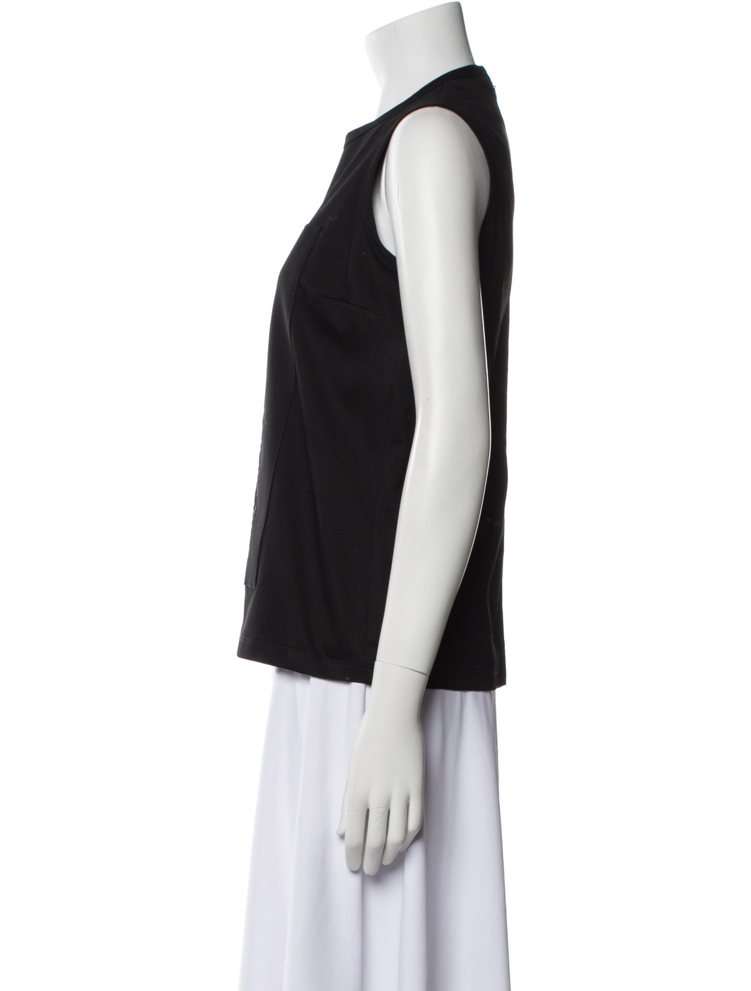 Christian Dior Floral Print Crew Neck Top