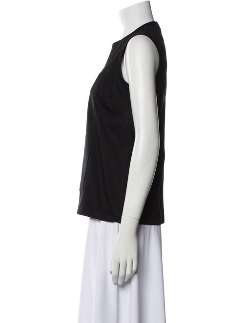 Christian Dior Floral Print Crew Neck Top