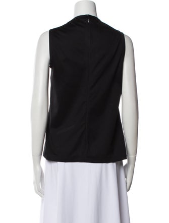 Christian Dior Floral Print Crew Neck Top