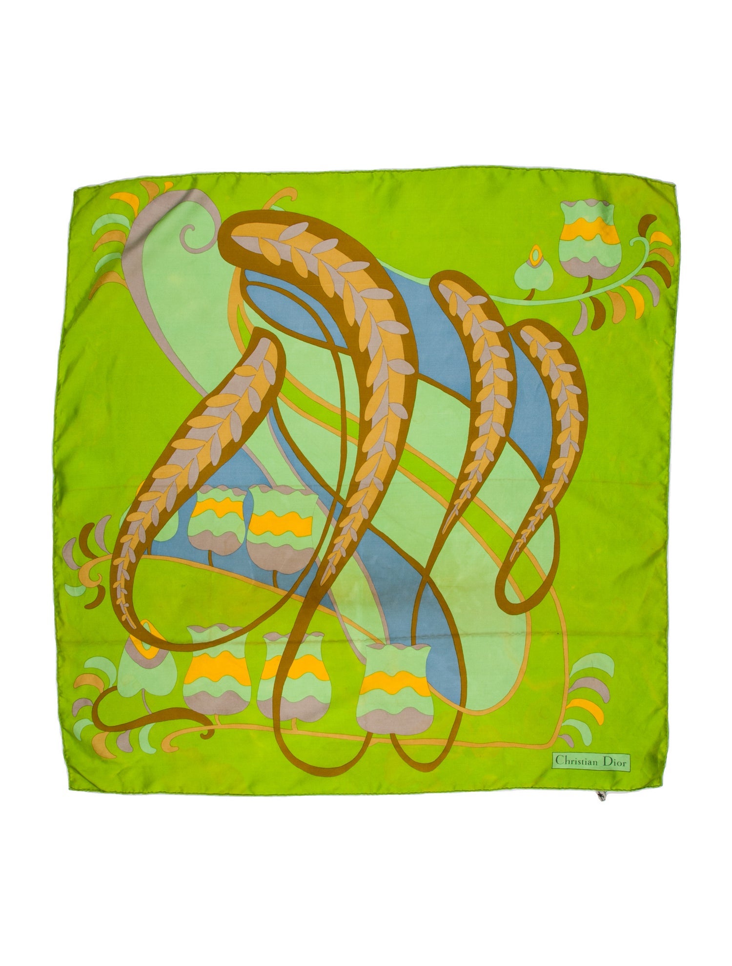 Christian Dior Silk Vintage Scarf