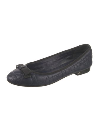 Christian Dior Cannage Pattern Leather Flats