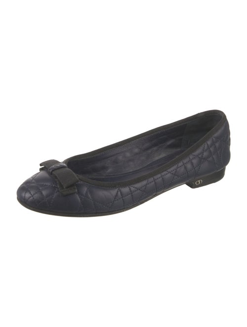 Christian Dior Cannage Pattern Leather Flats