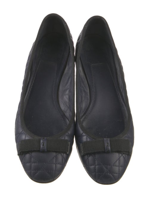 Christian Dior Cannage Pattern Leather Flats