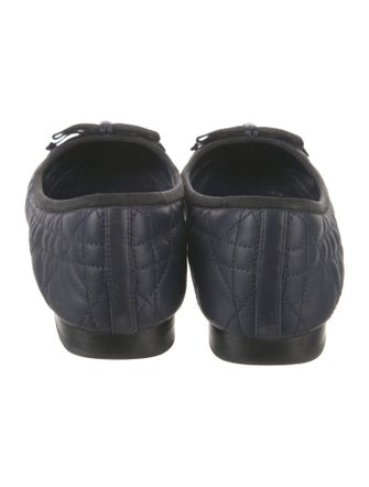 Christian Dior Cannage Pattern Leather Flats